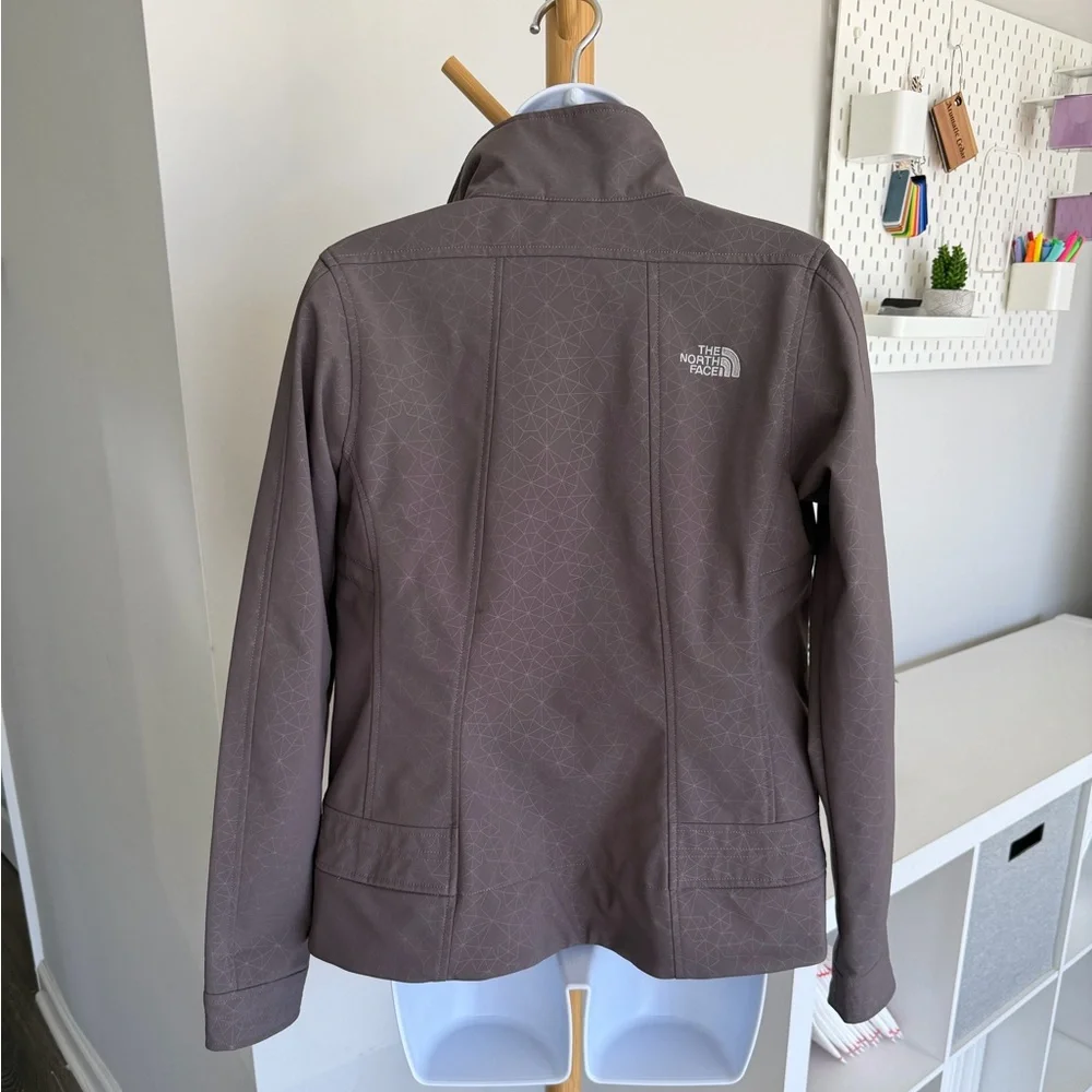 The North Face Soft Shell Jacket, gray/mauve Small